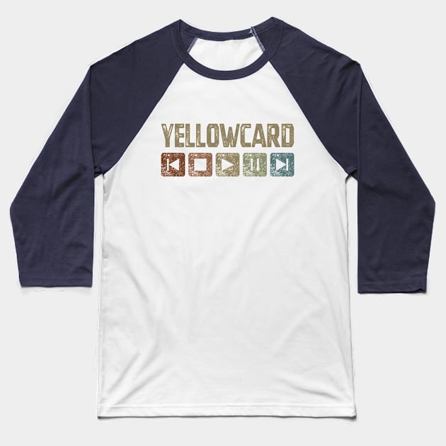 Yellowcard Control Button Baseball T-Shirt by besomethingelse